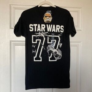 Fifth Sun STAR WARS X-Wing vs Tie Fighter Death Star Battle T-Shirt | LE | Sz S